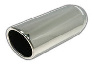 Rolled Angle Cut | Polished 304 Stainless Exhaust Tip